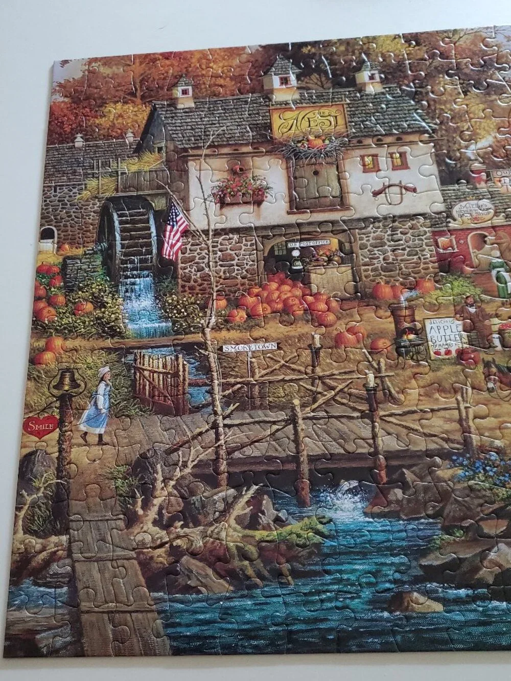 Charles Wysocki Olde Buck's County Fall 300 Large Piece Puzzle